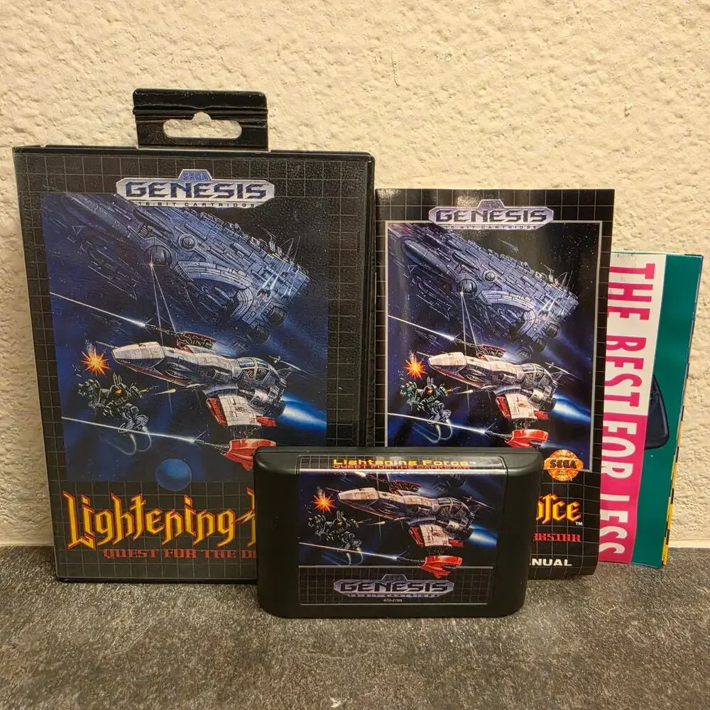 Game - Lightening Force: Quest For The Darkstar (CIB) - Genesis - Sega
